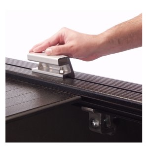 Chevrolet Silverado HD Tonneau Cover - Pace Edwards - Full Metal JackRabbit w/ Explorer Series Rails - Black - 2015